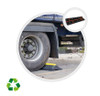Thermoplastic truck wheelstop
