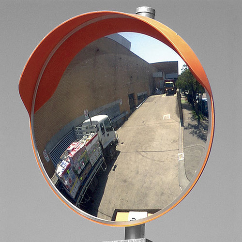 Acrylic, external convex mirrors