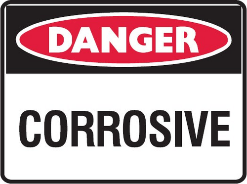 CORROSIVE Sign
