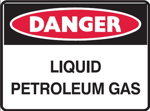 LIQUID PETROLEUM GAS Sign