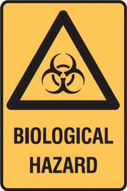 BIOLOGICAL HAZARD Sign