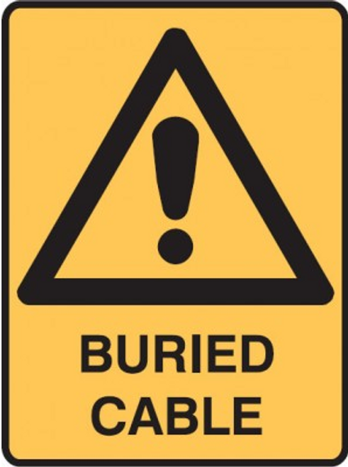 BURIED CABLE Sign