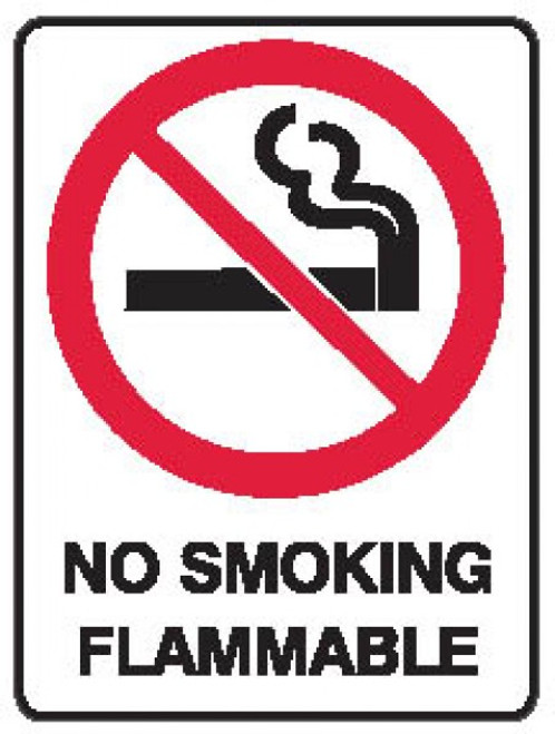 NO SMOKING FLAMMABLE