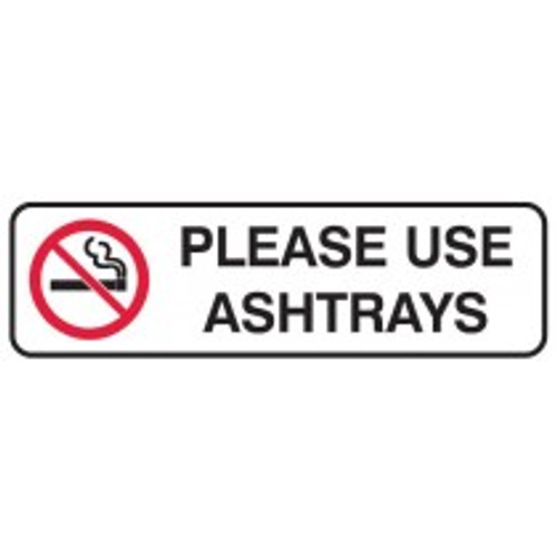Please Use Ashtrays (Landscape)