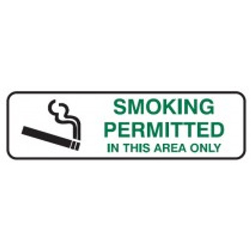 Smoking Permitted in this area only (Landscape)