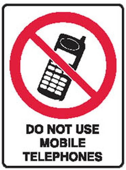 DO NOT USE MOBILE TELEPHONES SIGN