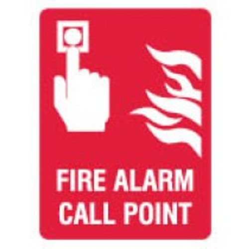 Fire alarm call point sign