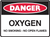 OXYGEN NO SMOKING NO OPEN FLAMES Sign