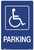 Parking Sign With Disabled Pictogram