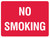 NO SMOKING (RED/WHITE)