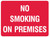 NO SMOKING ON PREMISES (RED/WHITE)