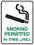 SMOKING PERMITTED IN THIS AREA (PORTRAIT)