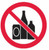 ALCOHOL NOT PERMITTED ON SITE PICTOGRAM SIGN