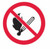 NO NAKED FLAME PICTOGRAM SIGN