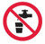 RECLAIMED WATER DO NOT DRINK PICTOGRAM SIGN