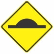 Speed hump sign