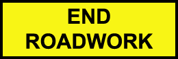 End roadwork