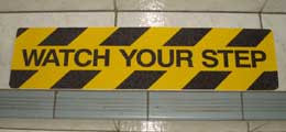 Safety Stair Marker - Watch Your Step