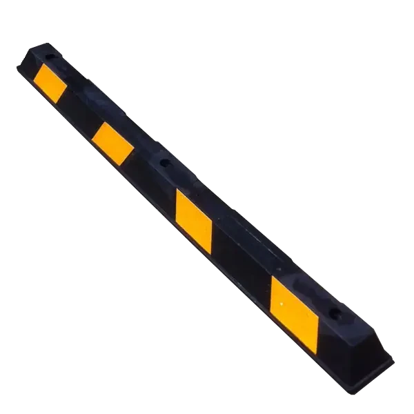 RWSECO 14kg rubber wheel stop product image with white background