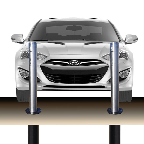 Retractable bollards
