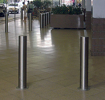 Stainless steel bollards
