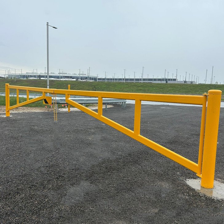 Defender steel swing gate