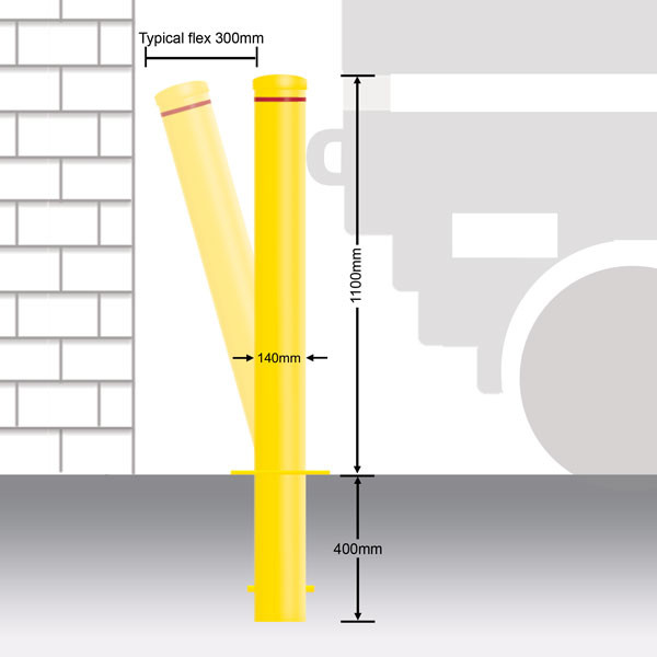 Defender Flexible Steel Bollards