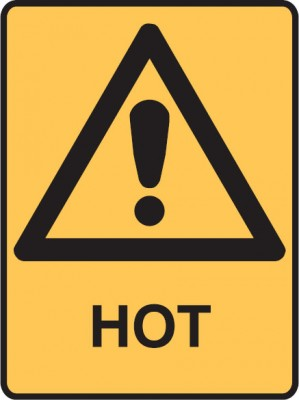 YELLOW HOT SIGN