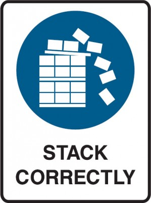 Stack correctly sign