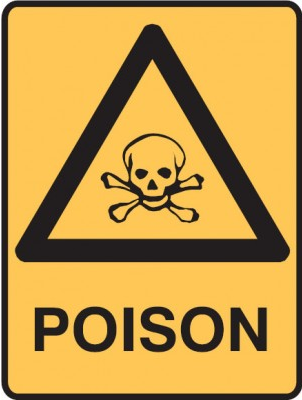 POISON SIGN.