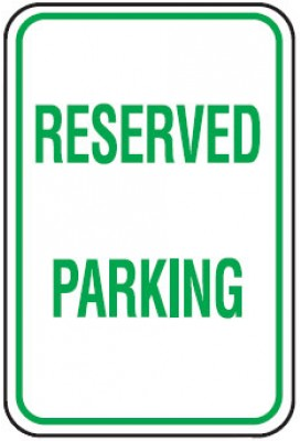 Reserved Parking