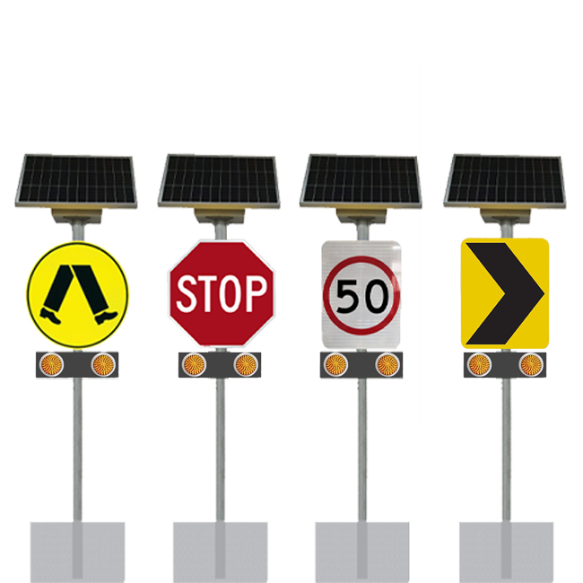 SOLAR ENHANCED ROAD SIGNS