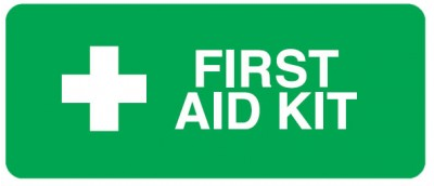 First aid kit sign