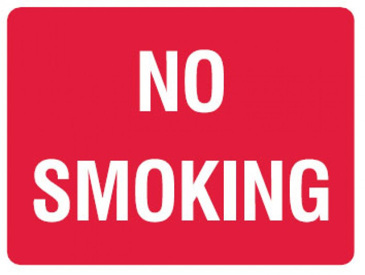 NO SMOKING (RED/WHITE)