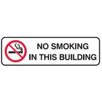 No smoking in this building (landscape)