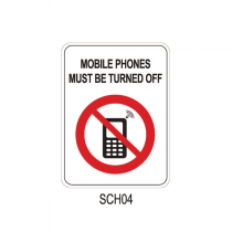 MOBILE PHONES MUST BE TURNED OFF