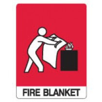 Fire blanket sign