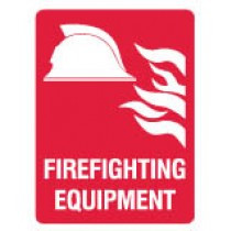 Firefighting equipment sign