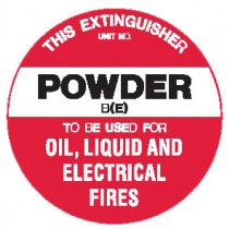 Powder B(E) sign