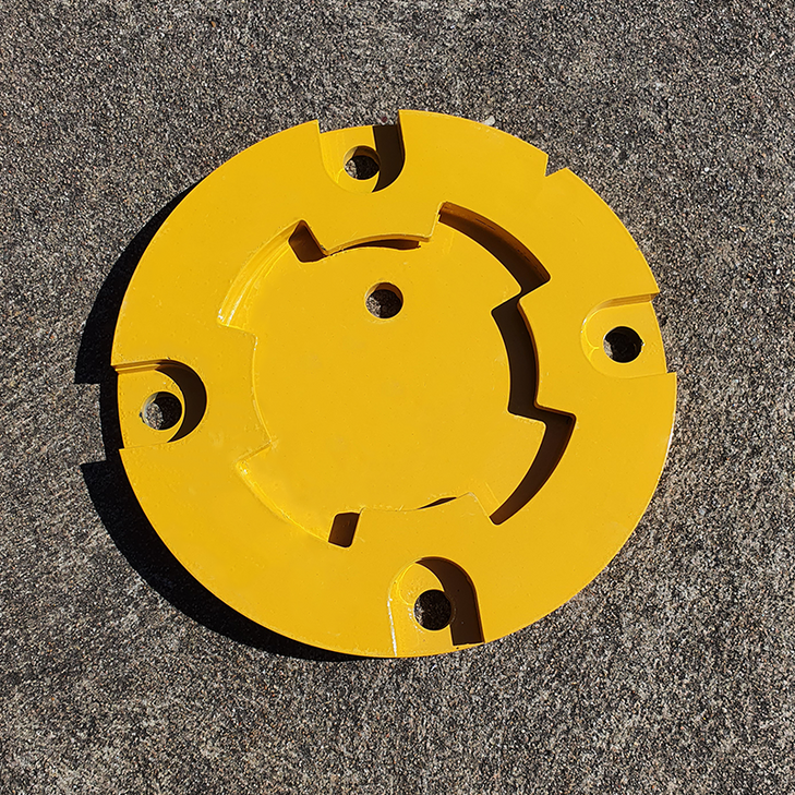 DEFENDER Removable Bollards - Baseplated & Key operated