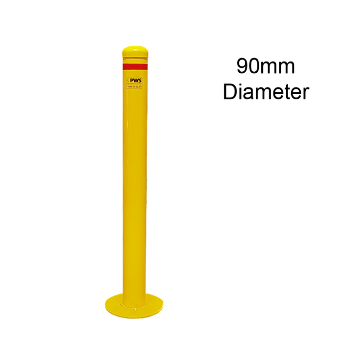 90mm Bolt-down bollard