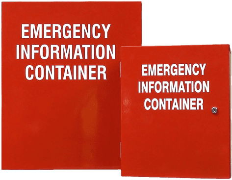 Emergency information container