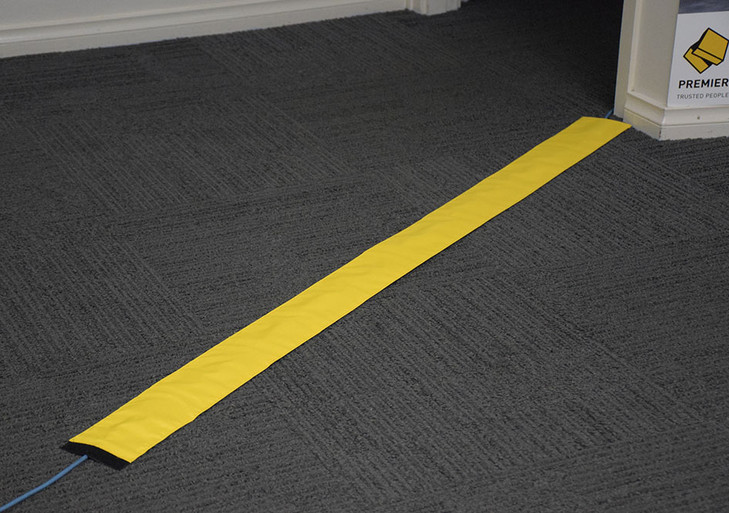 Quickfit cable cover in use