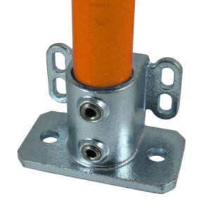 Quickclamp base with toeboard attachment