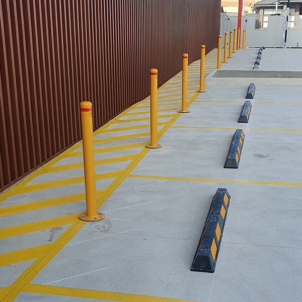 90mm Bolt-down bollard