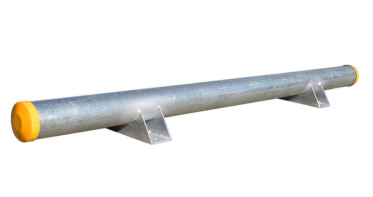 Steel truck wheel stop