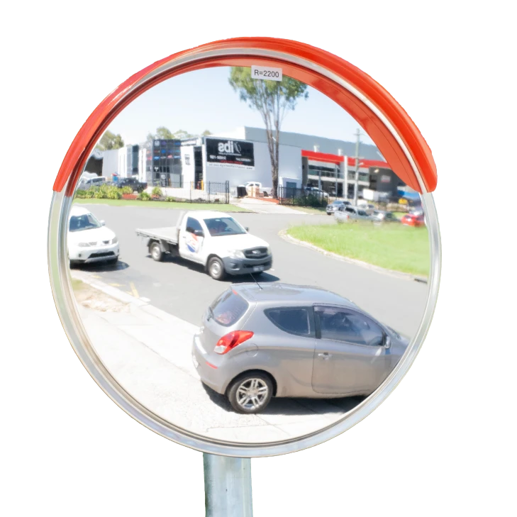 60cm diameter stainless steel road safety mirror