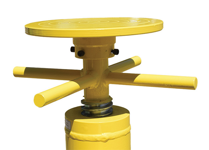 Trailer stabilising jack model TSJ004 lifting plate