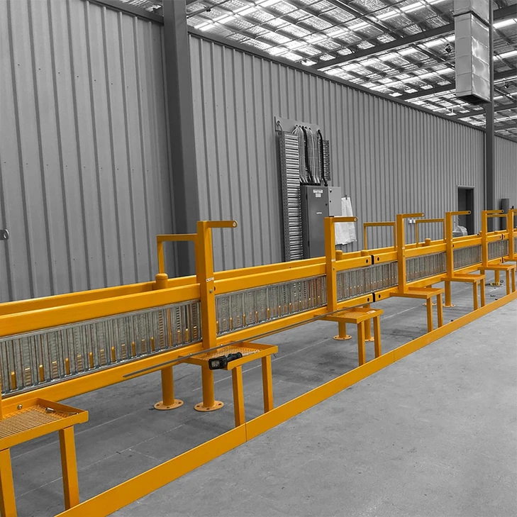 Forklift battery charging station