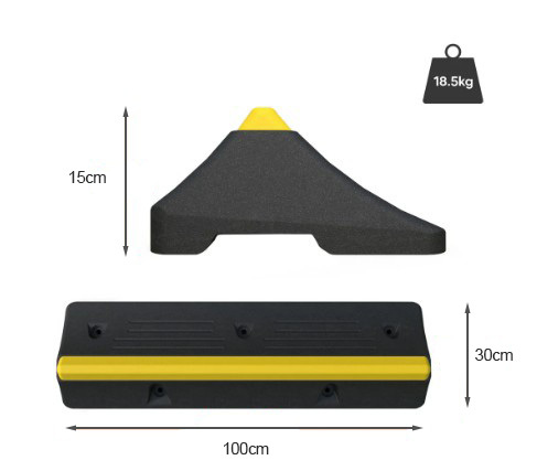 HGV truck wheelstop spec